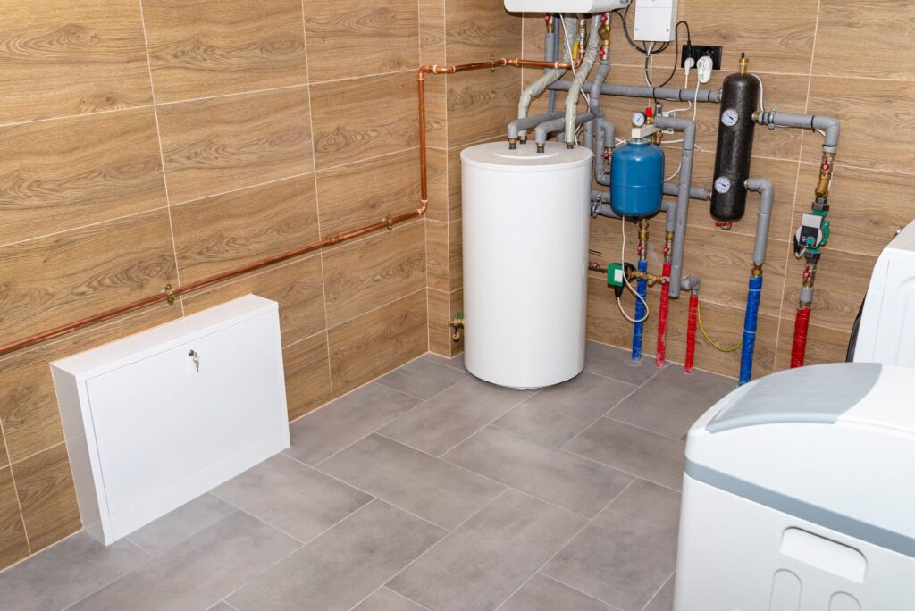 Residential water heater and plumbing system installed in Panama City
